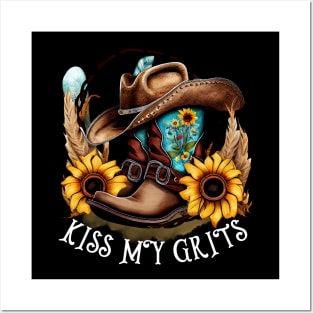 Kiss My Grits Posters and Art